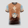 Bizarre Eyeball Teacup Phantom Steam Aop Tshirt
