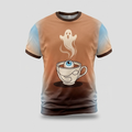 Bizarre Eyeball Teacup Phantom Steam Aop Tshirt