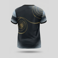Floating Phantom Golden Thread Spiral Aop Tshirt