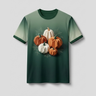 Origami Paper Pumpkin Patch Spiderweb Aop Tshirt