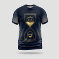 Uncanny Pumpkin Hourglass Glowing Sand Aop Tshirt