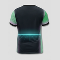 Neon Wireframe Ghost Cyber Horizon Aop Tshirt