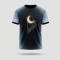 Golden Celestial Skeleton Hand Moon Aop Tshirt