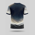 Celestial Flying Broomstick Starlight Trail Aop Tshirt