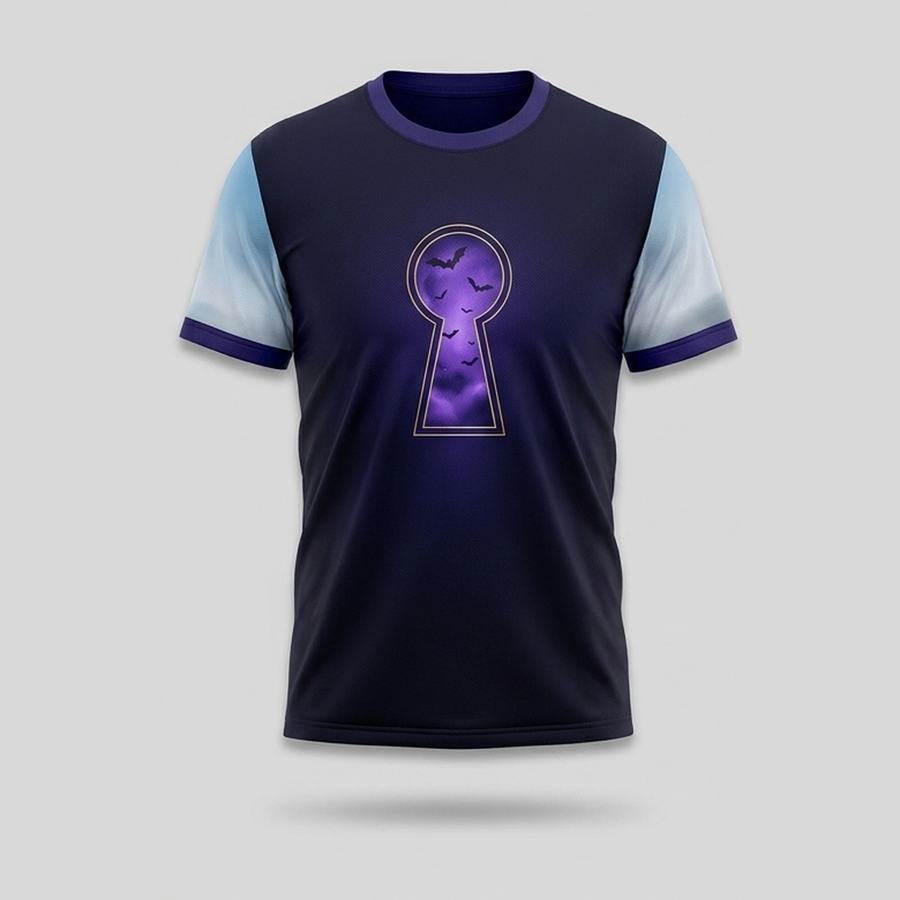 Surreal Keyhole Phantom Void Portal Aop Tshirt