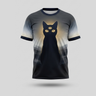 Mystic Three Eye Black Cat Celestial Aop Tshirt